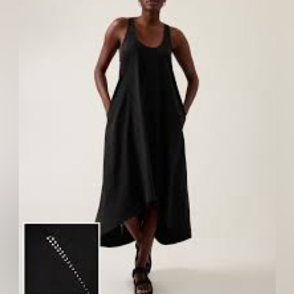 Athleta Black Dress